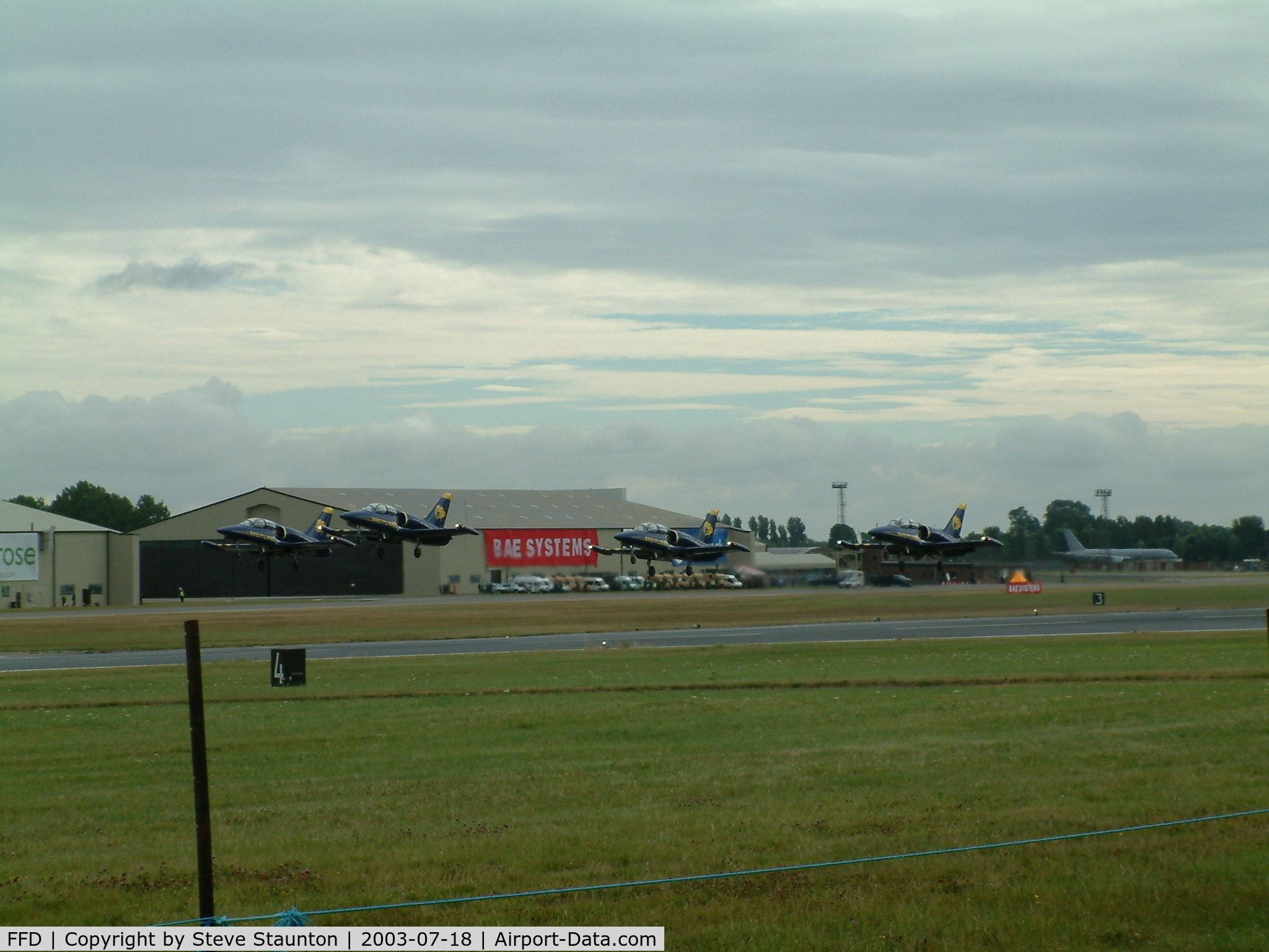RAF Fairford Airport, Fairford, England United Kingdom (FFD) - Apache Jet Team @ Royal International Air Tattoo 2003