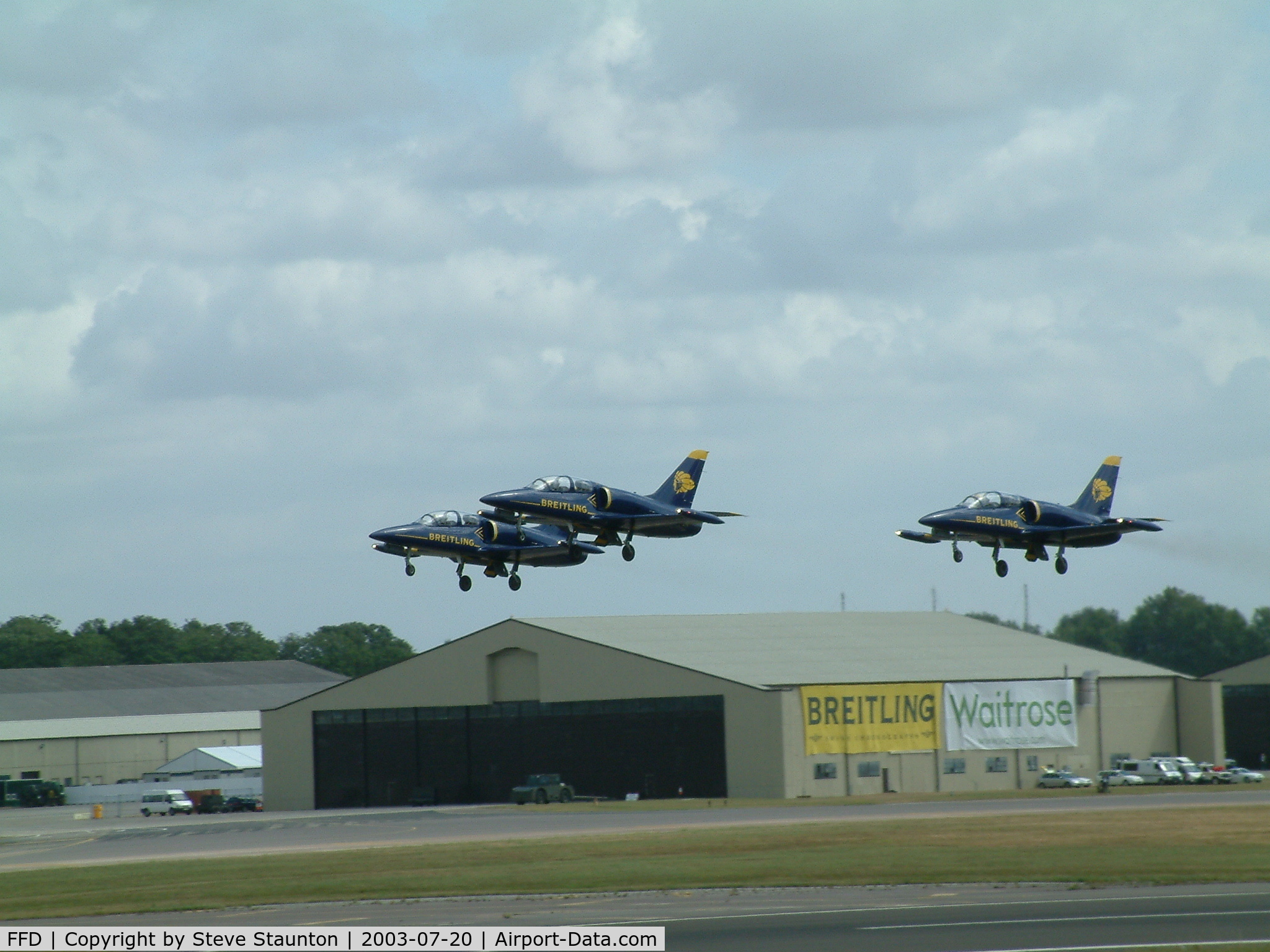 RAF Fairford Airport, Fairford, England United Kingdom (FFD) - Apache Jet Team @ Royal International Air Tattoo 2003