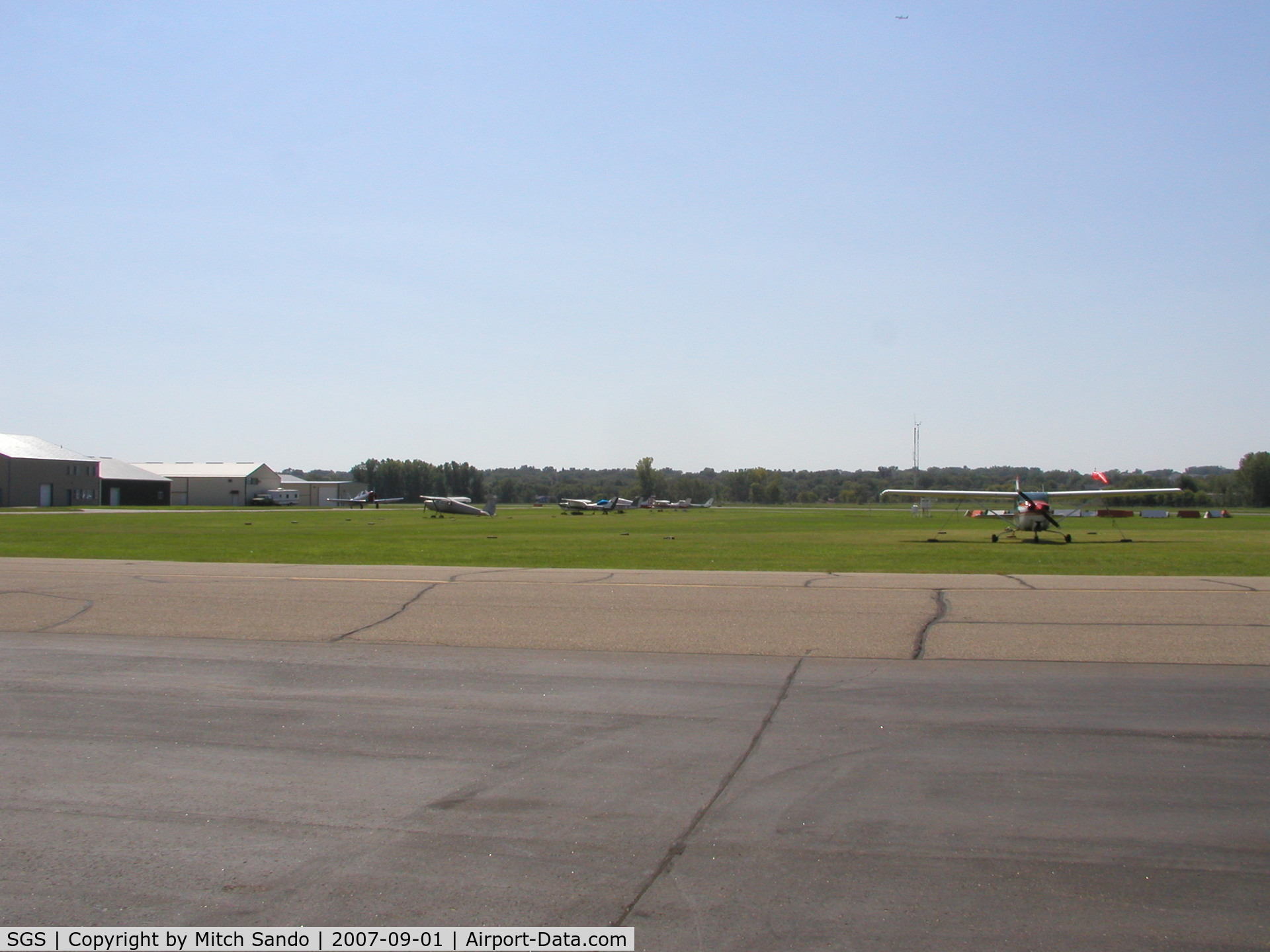 South St Paul Muni-richard E Fleming Fld Airport (SGS) - South St. Paul Municipal Airport, home to the Minnesota Wing of the Commemorative Air Force.