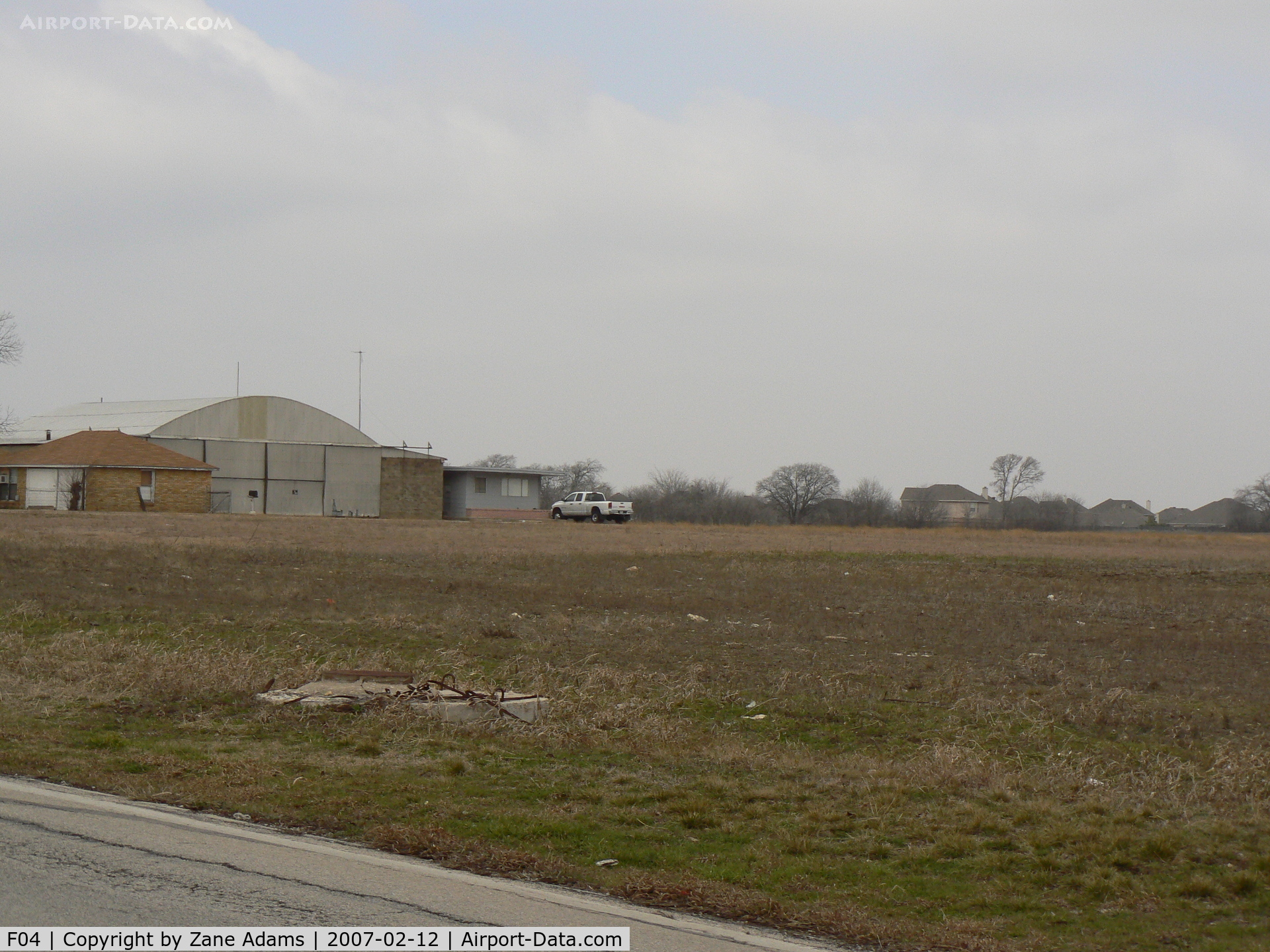 F04 Airport - Closed airport because of housing encroachment.