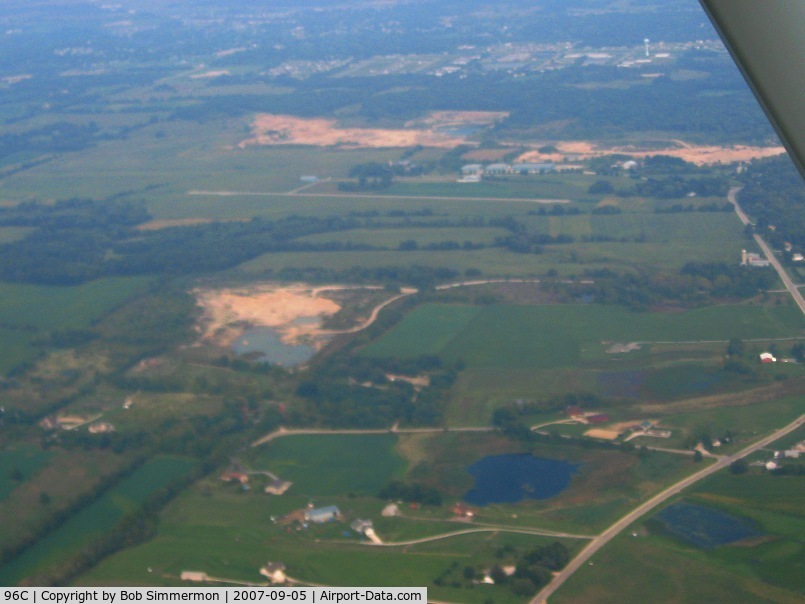 Fox River Airport (96C) - Looking east from 3500'