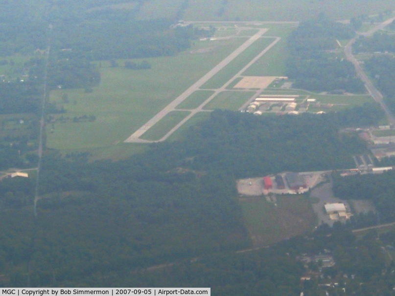 Michigan City Muni-phillips Field Airport (MGC) - Looking SW from 3500'