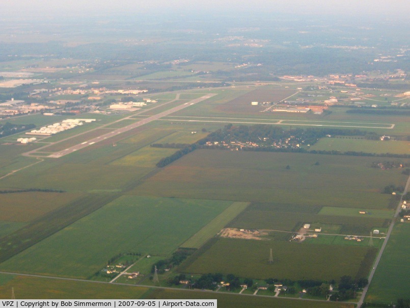 Porter County Regional Airport (VPZ) - Looking SW from 3500'