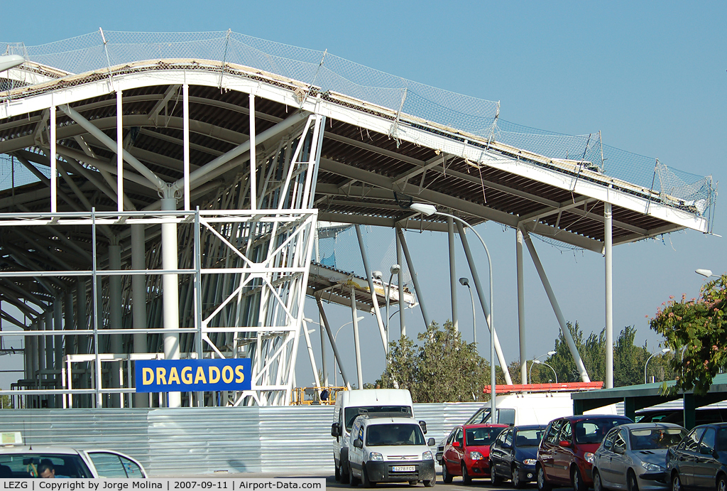 Zaragoza Airport, Zaragoza / Aragon Spain (LEZG) - New terminal (in construction).