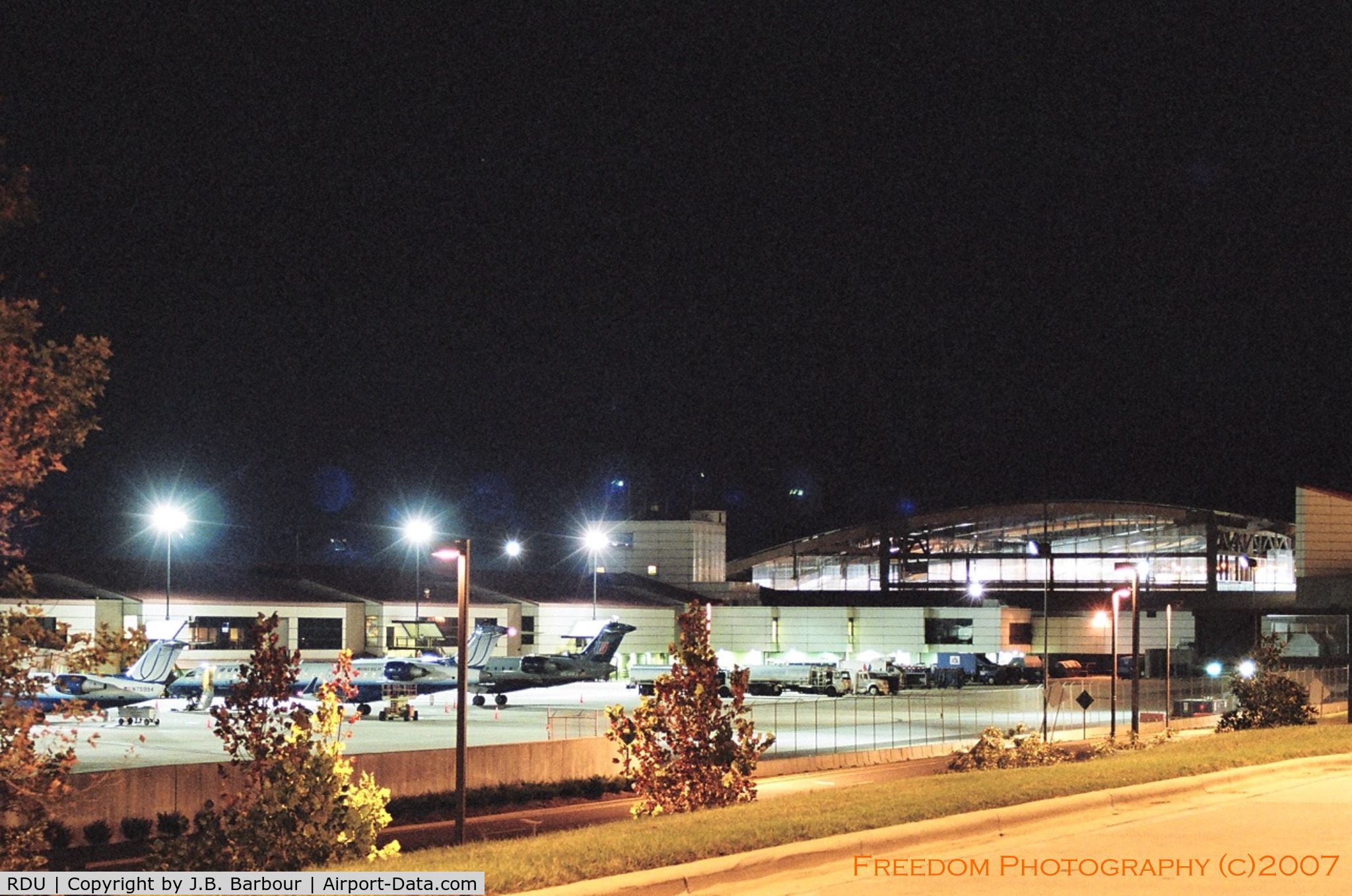 Raleigh-durham International Airport (RDU) - At night