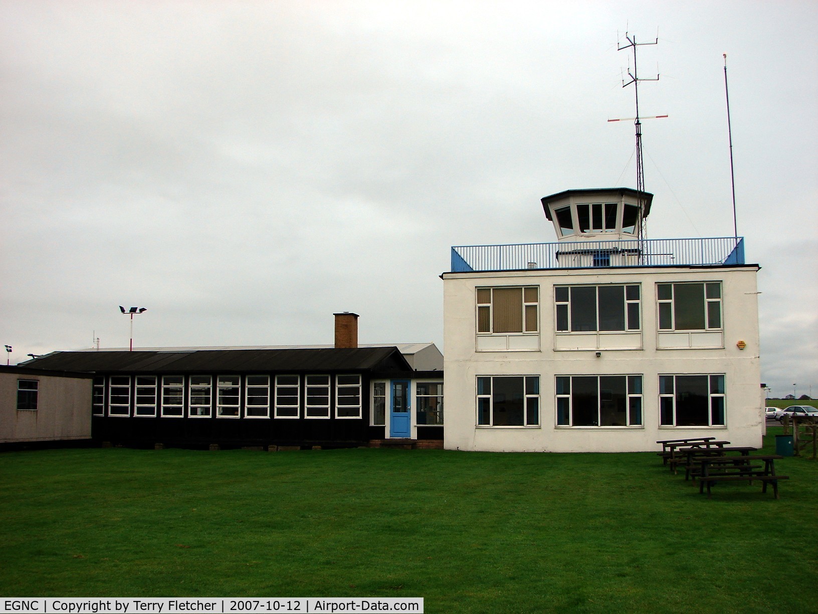 Carlisle Airport, Carlisle, England United Kingdom (EGNC) - Tower and Passenger Terminal