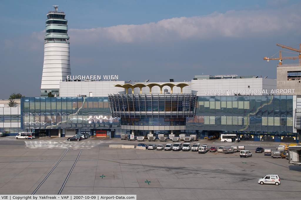 Vienna International Airport, Vienna Austria (VIE) - Terminal and Tower