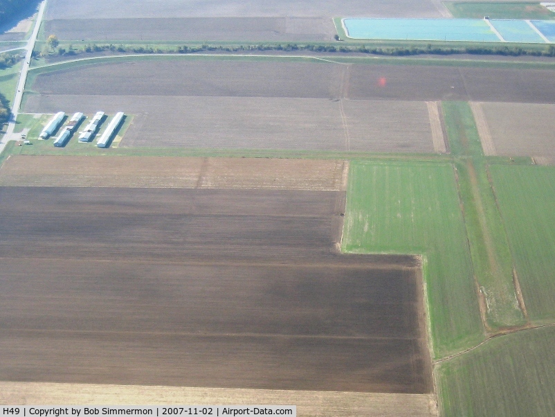 Sackman Field Airport (H49) - Looking south from 2000'