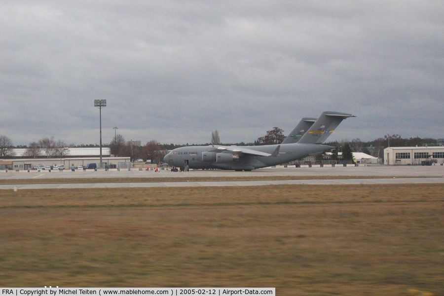 Frankfurt International Airport, Frankfurt am Main Germany (FRA) - C-17s from USAF Air Mobility Command on the main parking