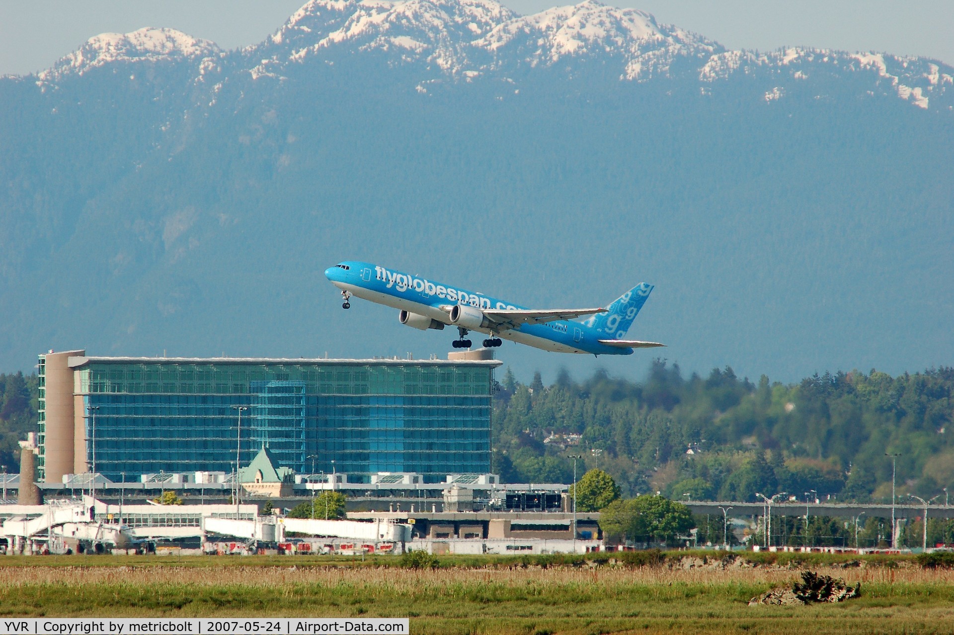 Vancouver International Airport, Vancouver, British Columbia Canada (YVR) - departure for Glasgow
