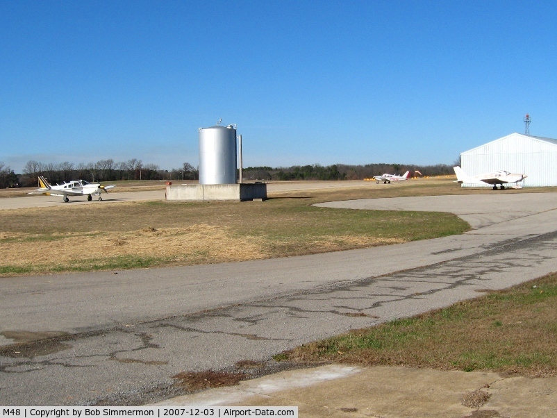 Houston Memorial Airport (M48) - Fuel farm