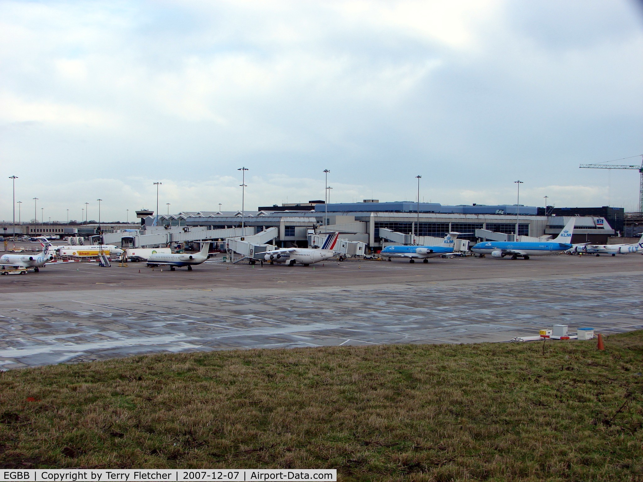 Birmingham International Airport, Birmingham, England United Kingdom (EGBB) - This is Terminal 2 at the current Passenger Terminal at Birmingham used by most of the major European Airlines