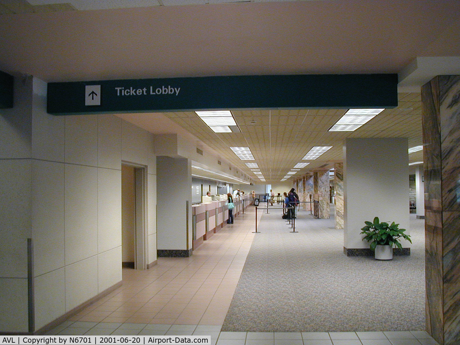 Asheville Regional Airport (AVL) - Ticketing Area