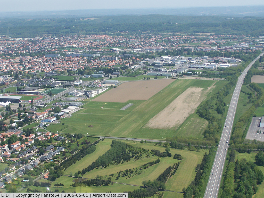 Tarbes Laloubere Airport, Tarbes France (LFDT) - Small grass field near the town of Tarbes
