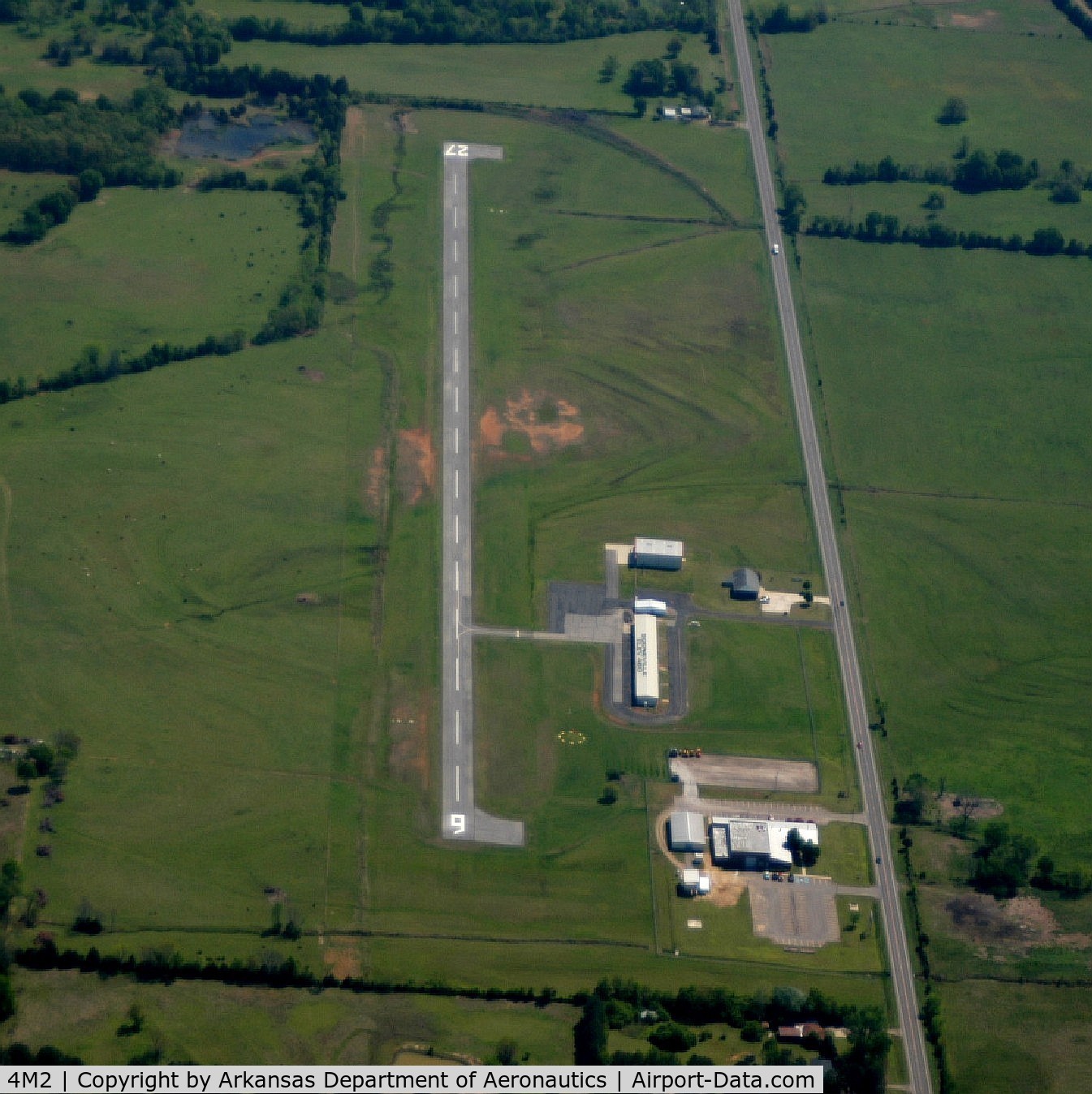 Booneville Municipal Airport (4M2) - Aerial Photo