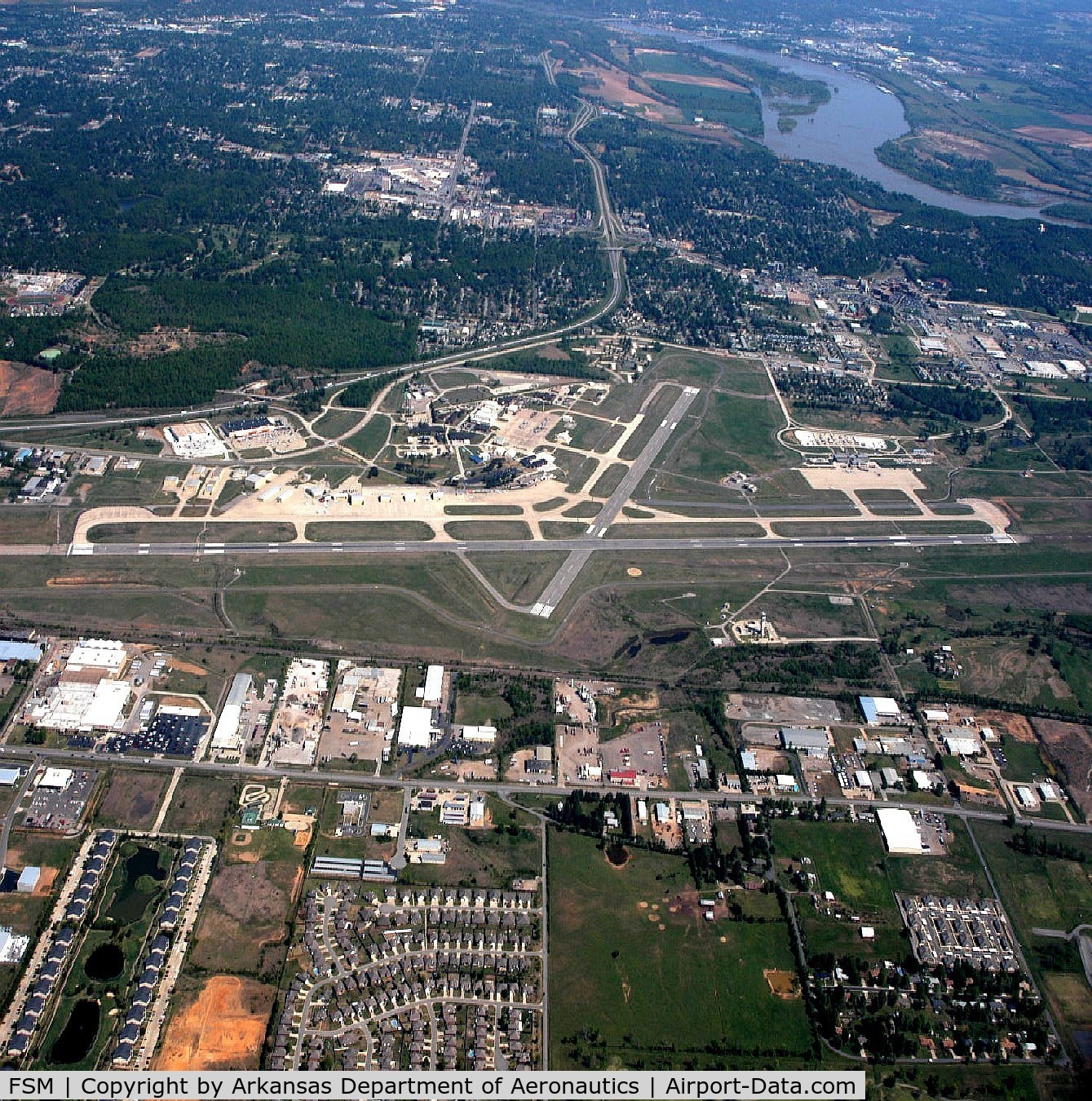 Fort Smith Regional Airport (FSM) - Aerial Photo