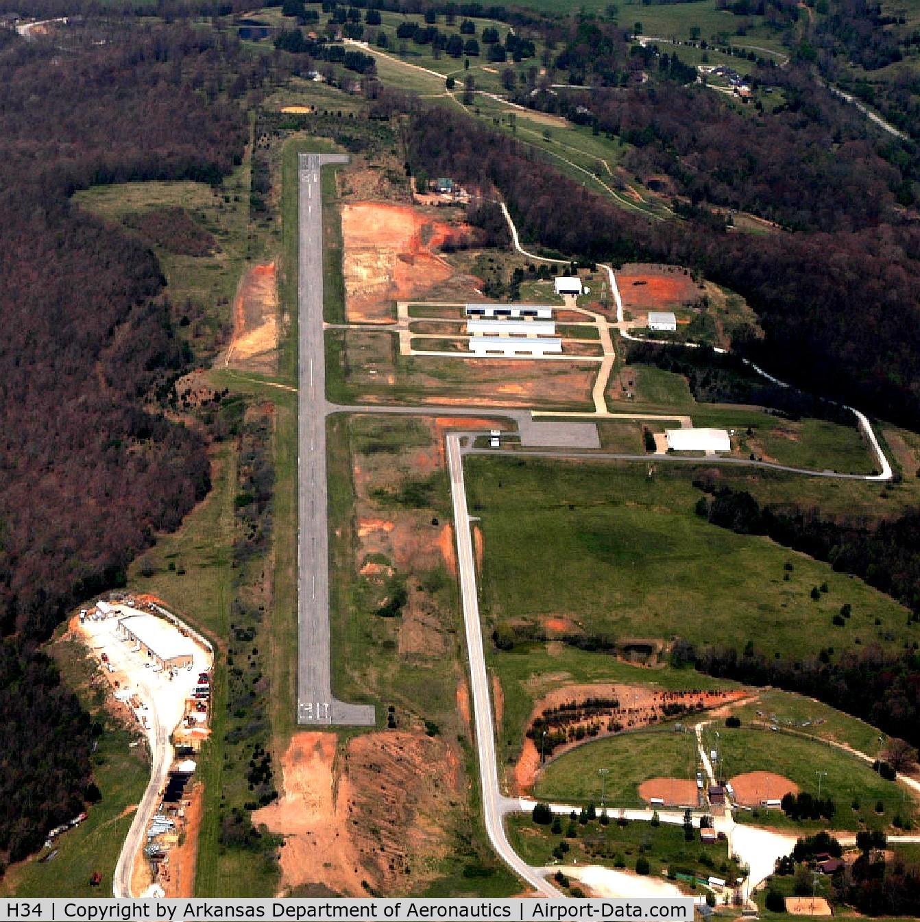 Huntsville Municipal Airport (H34) - Aerial Photo