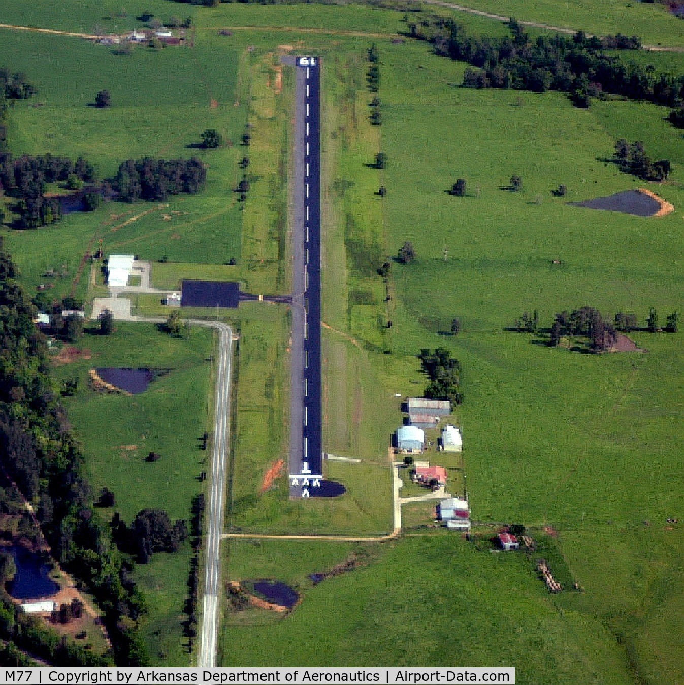 Howard County Airport (M77) - Aerial Photo