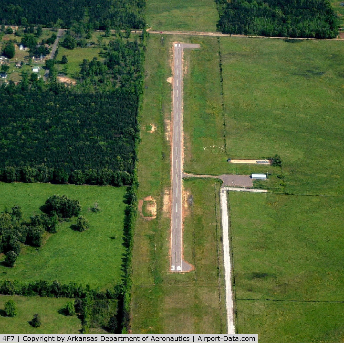 Kizer Field Airport (4F7) - Aerial Photo