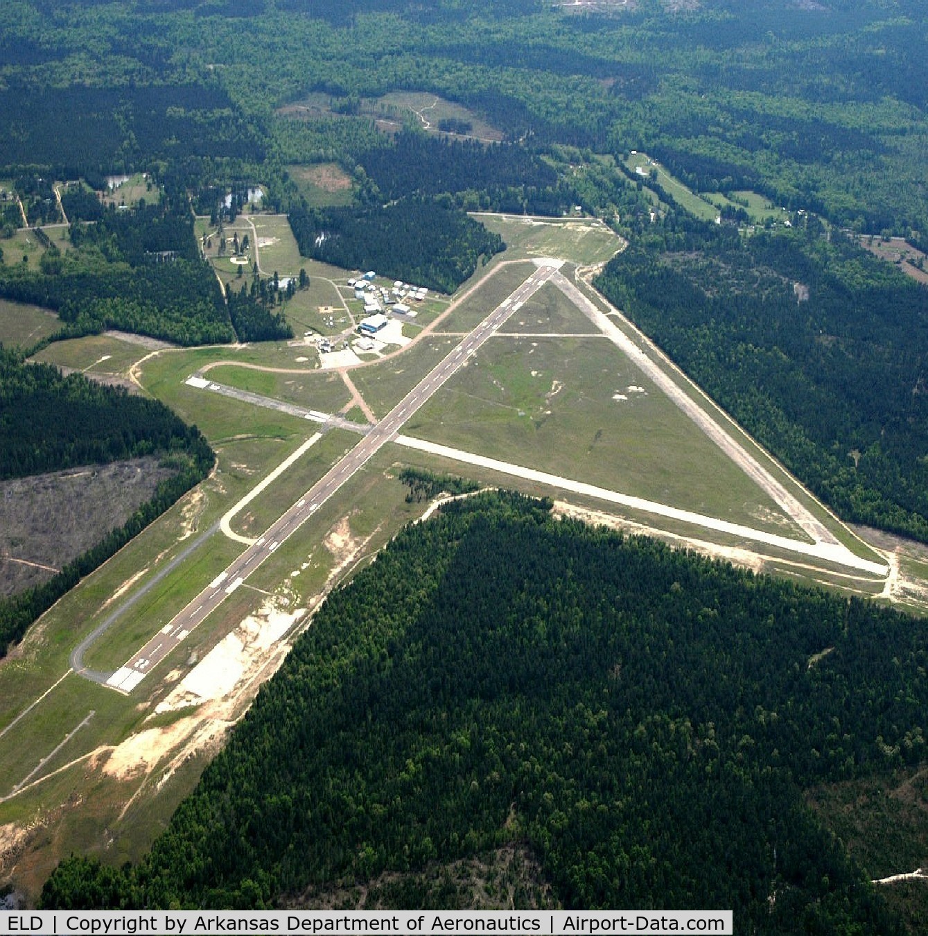 South Arkansas Regional At Goodwin Field Airport (ELD) - Aerial Photo