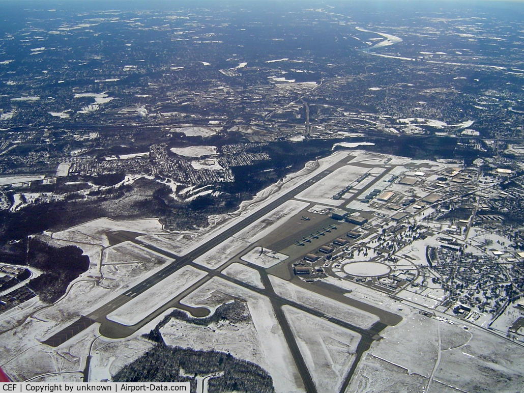 Westover Arb/metropolitan Airport (CEF) - Aerial View looking south-east