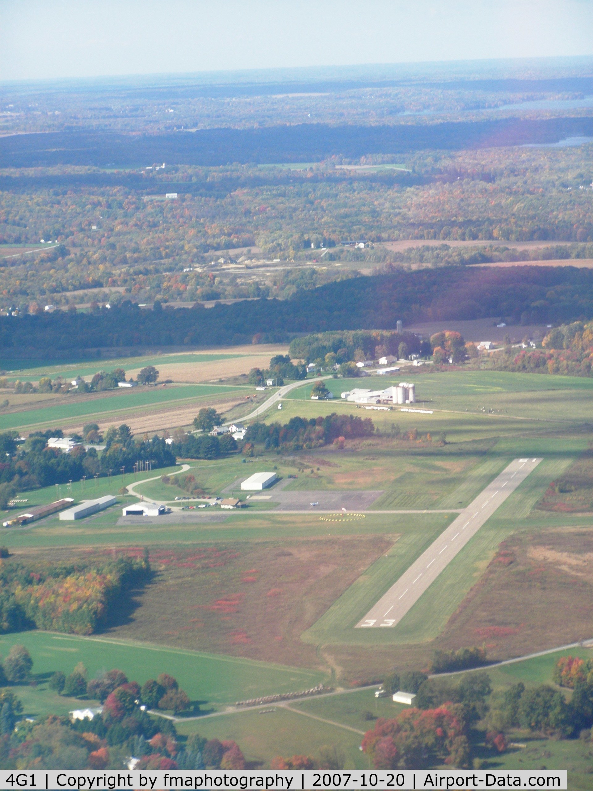 Greenville Municipal Airport (4G1) - Aerial Shot of 4G1 after takeoff