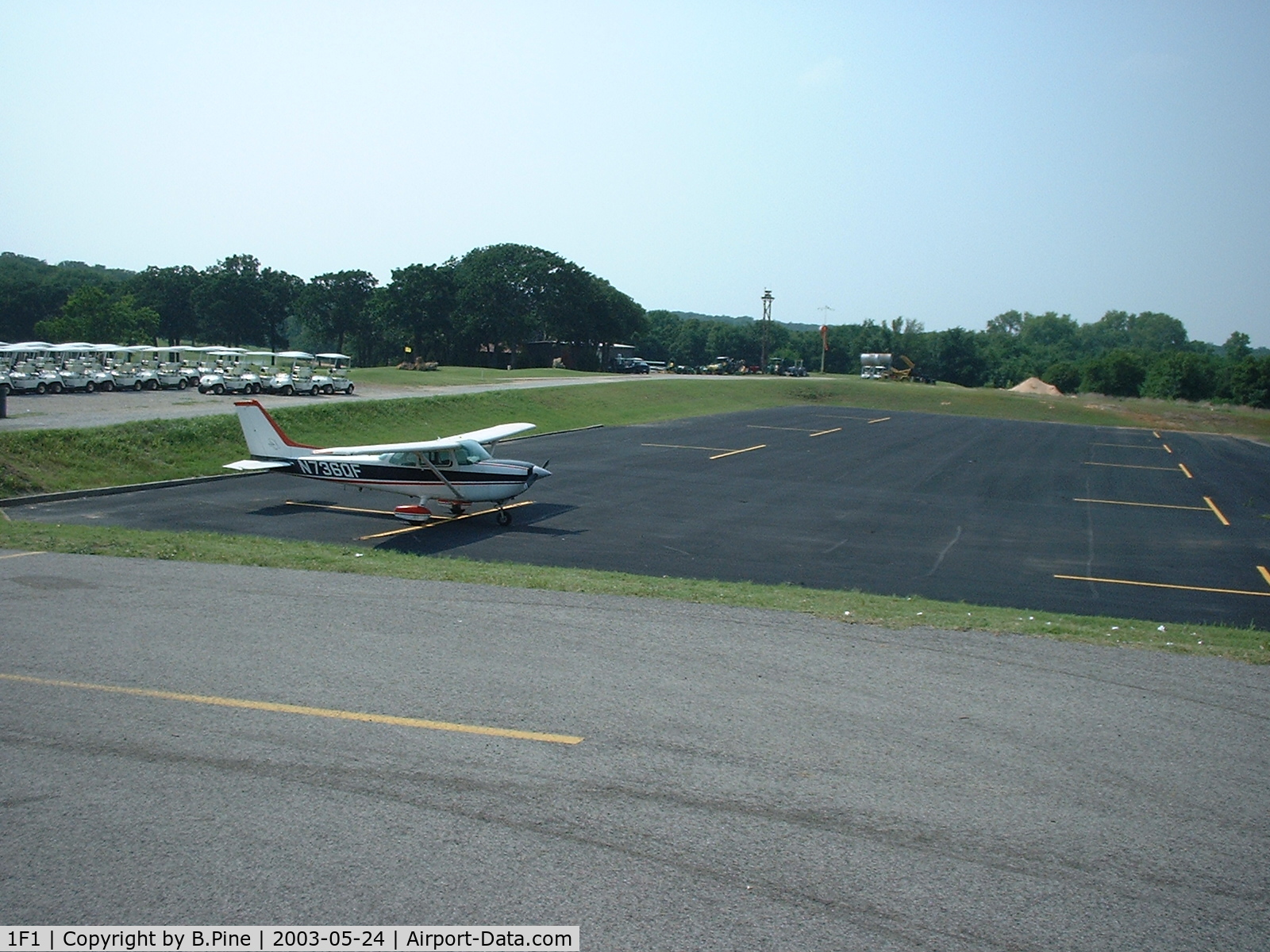 Lake Murray State Park Airport (1F1) - Airplane Parking