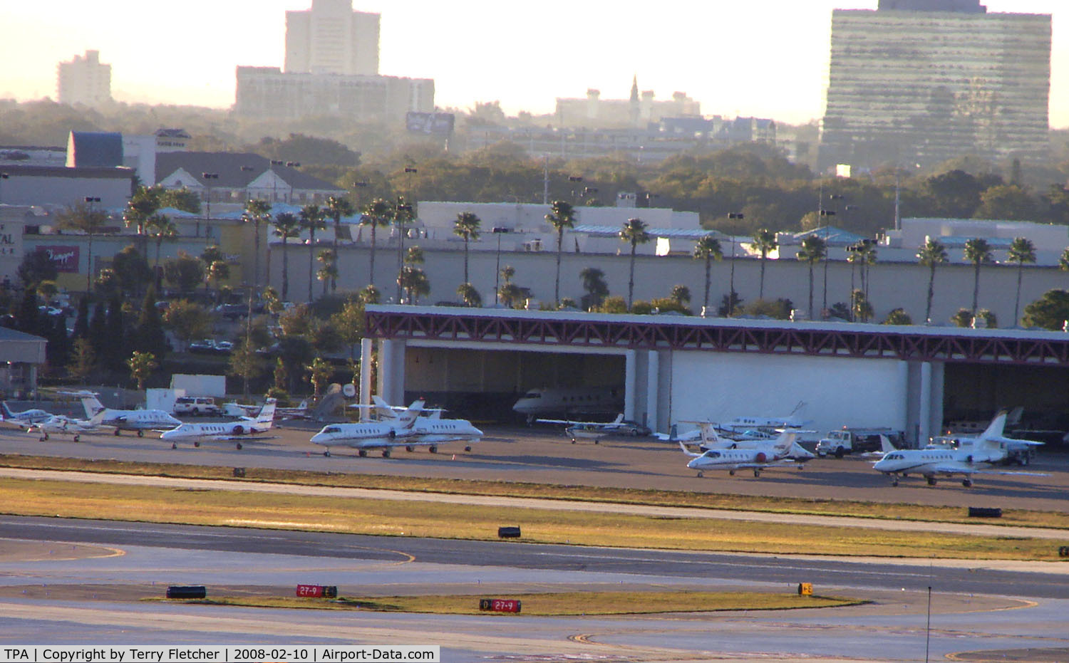 Tampa International Airport (TPA) - A view of the Executive ramp at Tampa