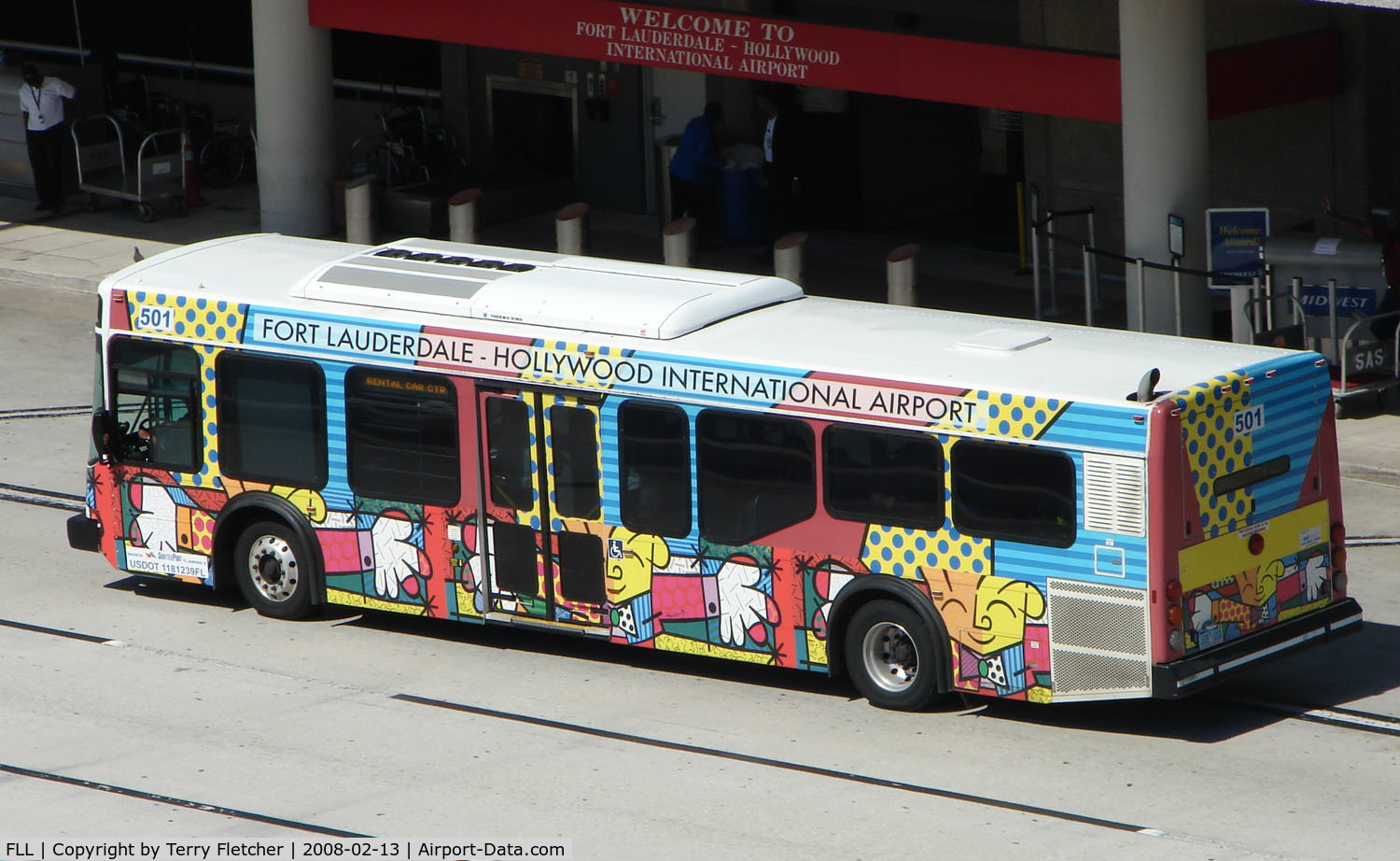Fort Lauderdale/hollywood International Airport (FLL) - The dedicated Bus transport at Ft Lauderdale Int