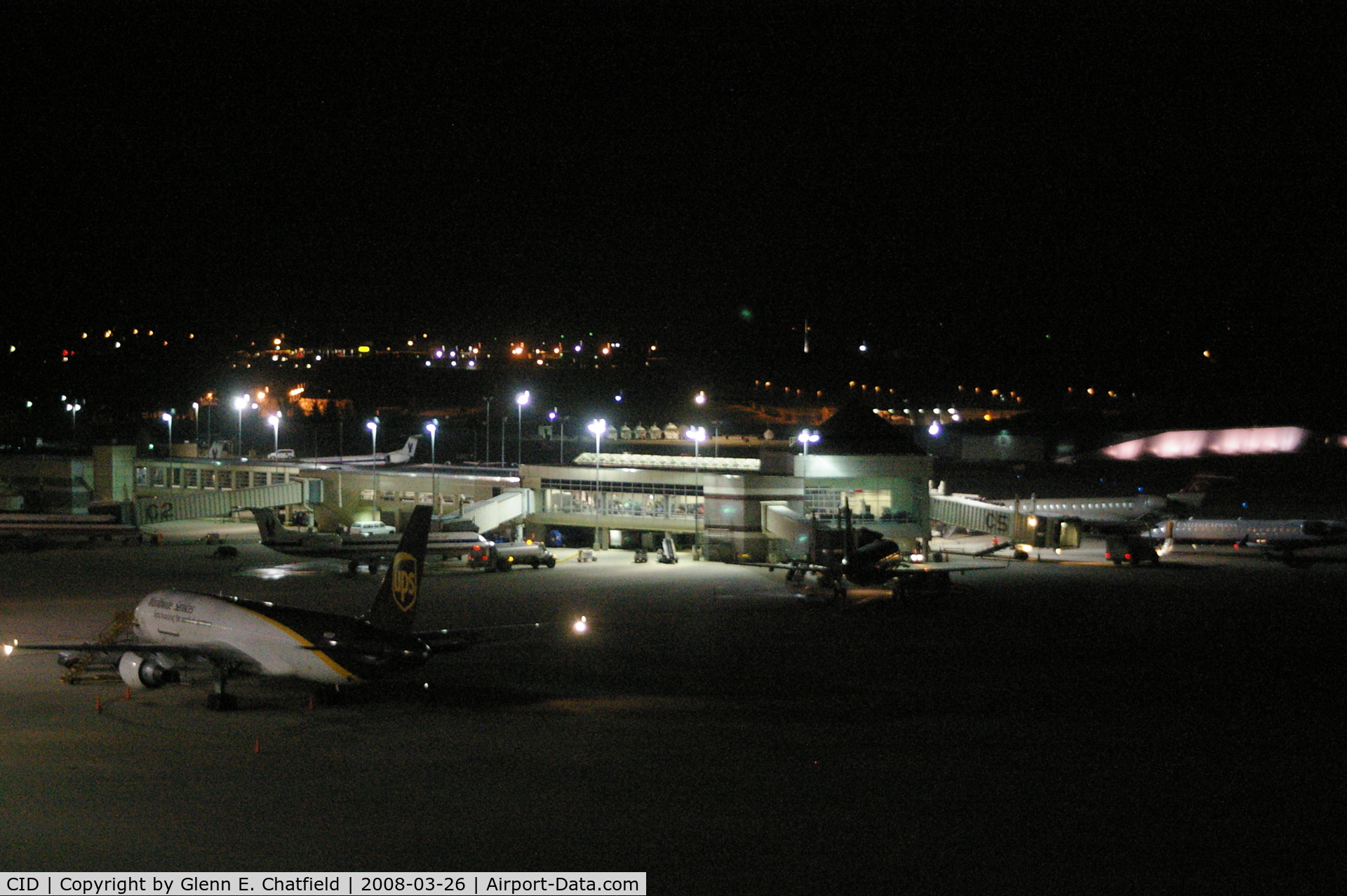 The Eastern Iowa Airport (CID) - The terminal at about 5:40 AM