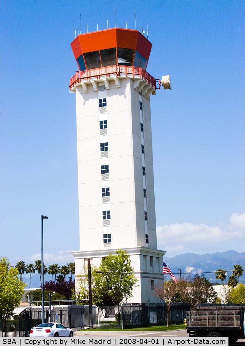 Santa Barbara Municipal Airport (SBA) - Santa Barbara Tower long view