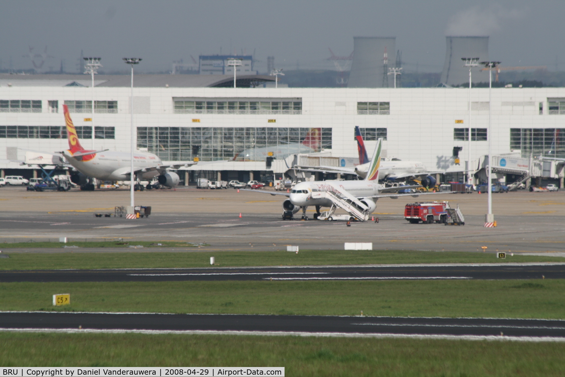 Brussels Airport, Brussels / Zaventem   Belgium (BRU) - Pier B -  Southern apron