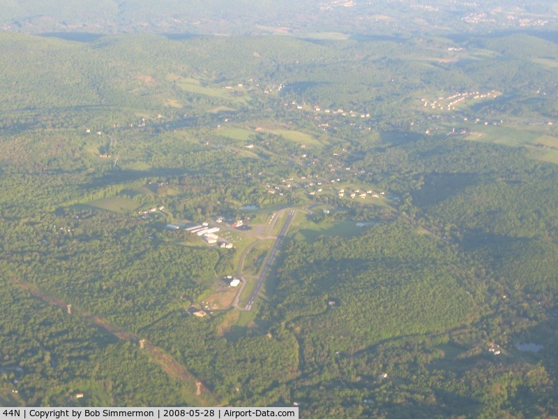 Sky Acres Airport (44N) - Looking south from 4500'