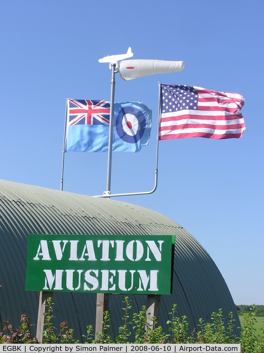 Sywell Aerodrome Airport, Northampton, England United Kingdom (EGBK) - Air Museum at Sywell