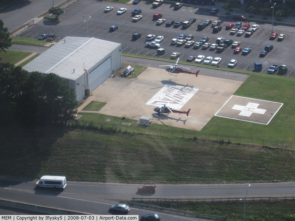 Memphis International Airport (MEM) - Hospital Wing Heliport Memphis base