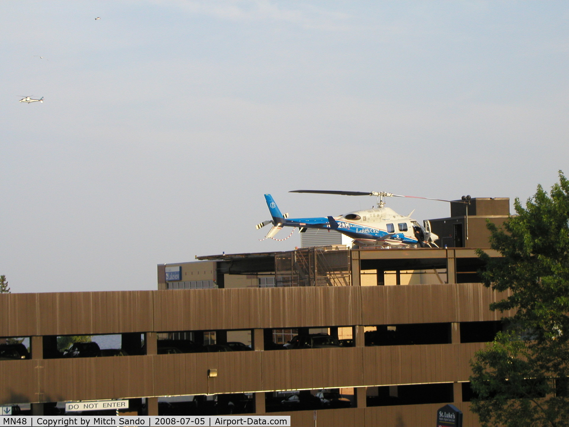 St Luke Hospital Heliport (MN48) - St. Luke's Hospital in Downtown Duluth, a Level II Trauma Center.