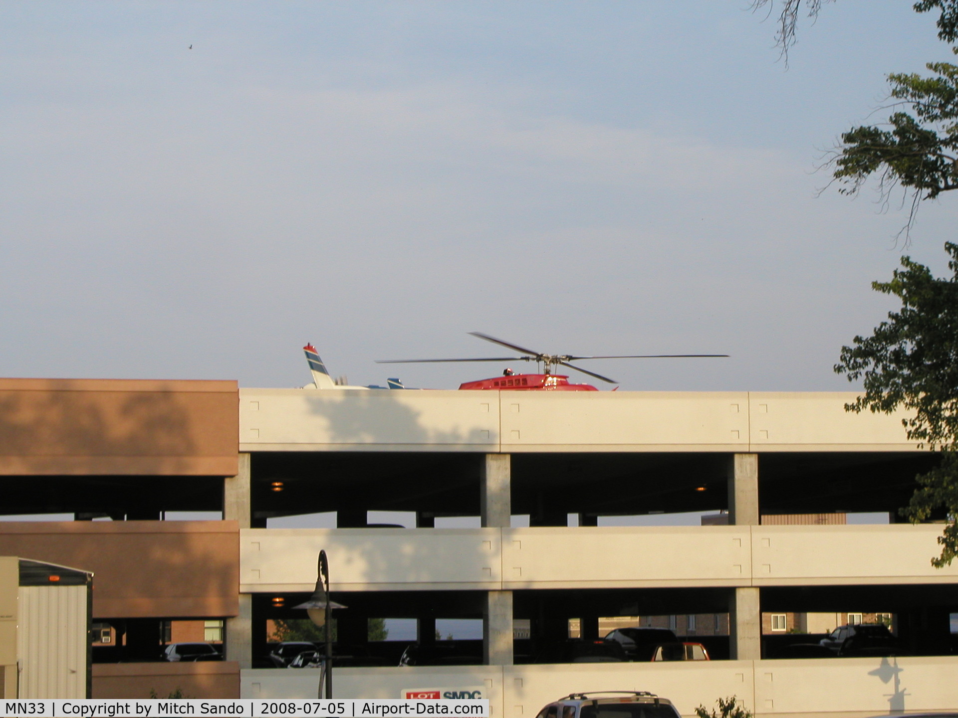 St Mary's Hospital Heliport (MN33) - The Alternate LZ at St. Mary's Duluth (which is the top of a parking ramp).