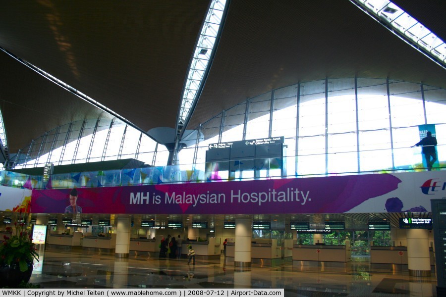 Kuala Lumpur International Airport, Sepang, Selangor Malaysia (WMKK) - Immigration desks at the Kuala Lumpur International Airport
