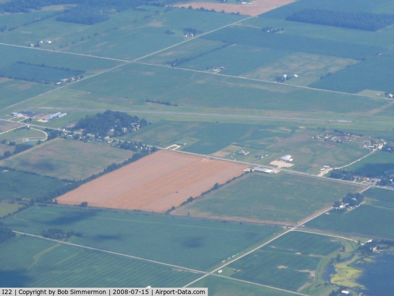 Randolph County Airport (I22) - Looking SE from 10,000'