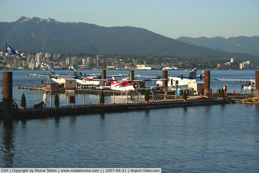 Vancouver Harbour Water Airport (Vancouver Coal Harbour Seaplane Base), Vancouver, British Columbia Canada (CXH) - Baxter Aviation and West Coast Air areas