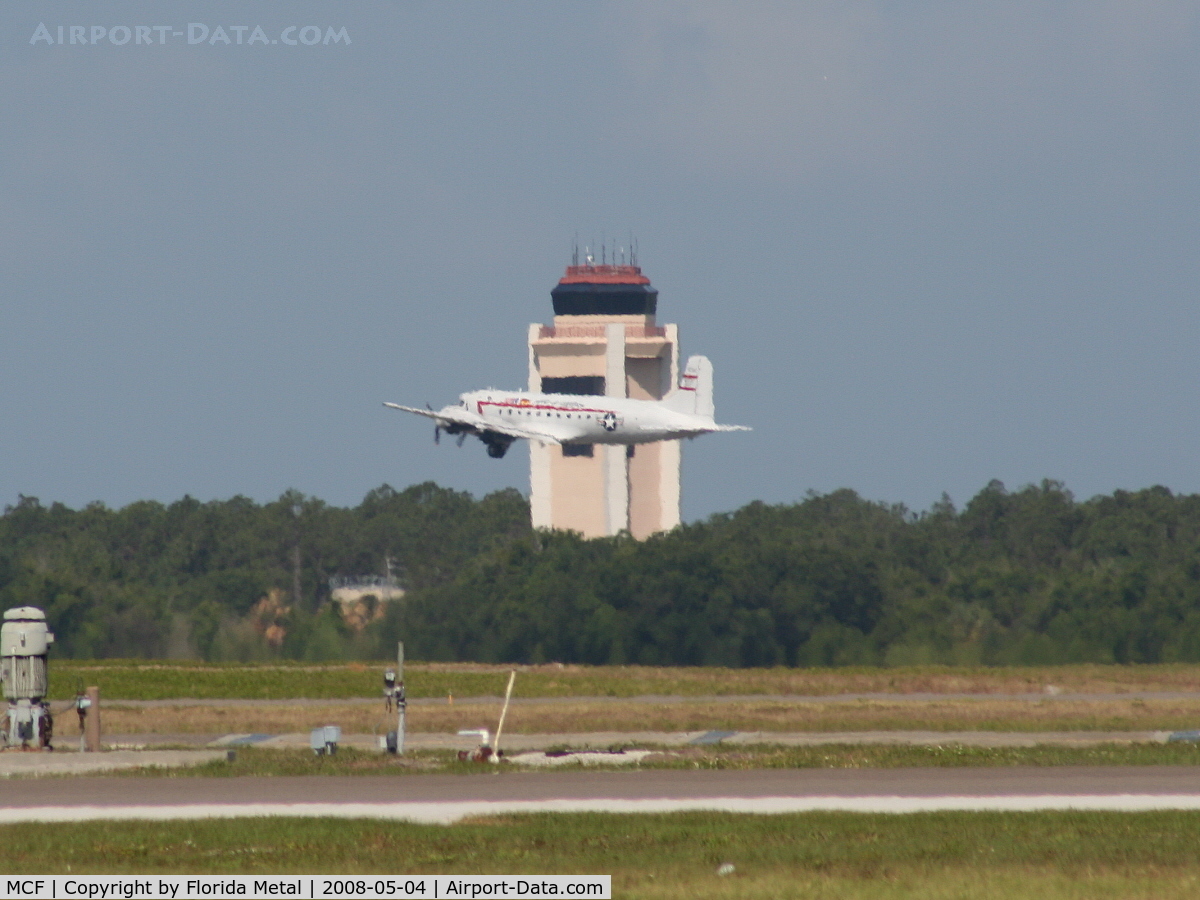 Mac Dill Afb Airport (MCF) - MacDill Tower with C-54 taking off