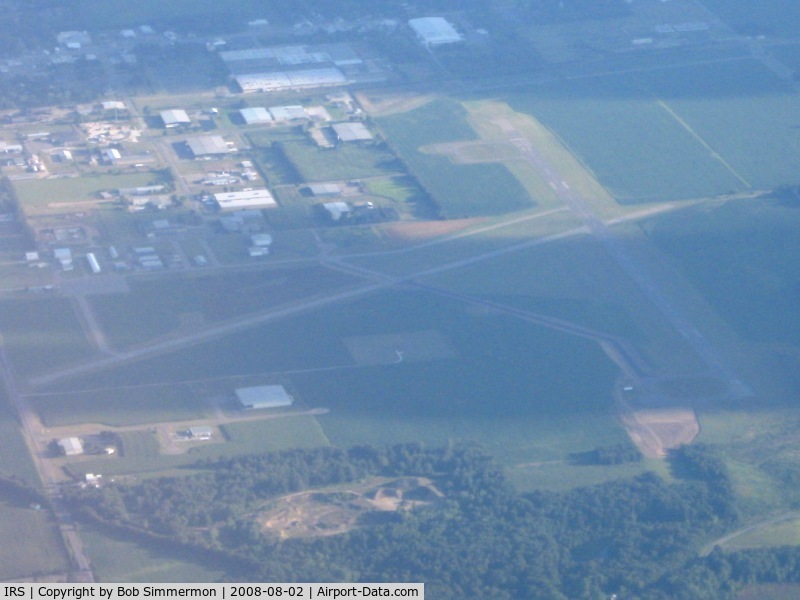 Kirsch Municipal Airport (IRS) - Looking southwest from 7500'