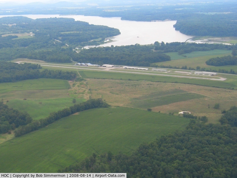 Highland County Airport (HOC) - Looking east
