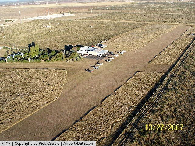 Ryan Aerodrome Airport (7TX7) - Aerial Photo