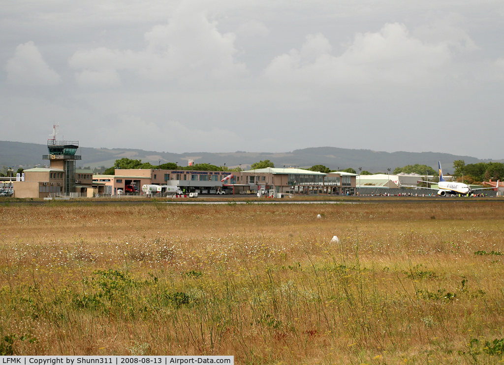 Carcassonne Salvaza Airport, Carcassonne France (LFMK) - Overview from the airport...