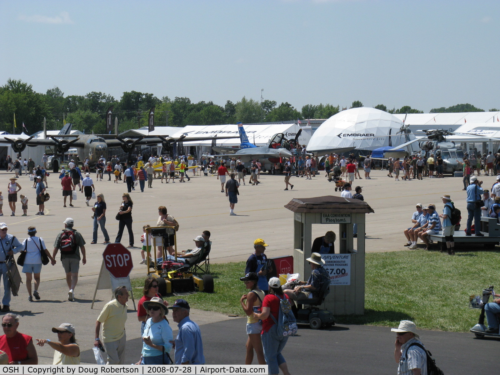 Wittman Regional Airport (OSH) - EAA AirVenture 2008-Scene from a Canon Camera tower