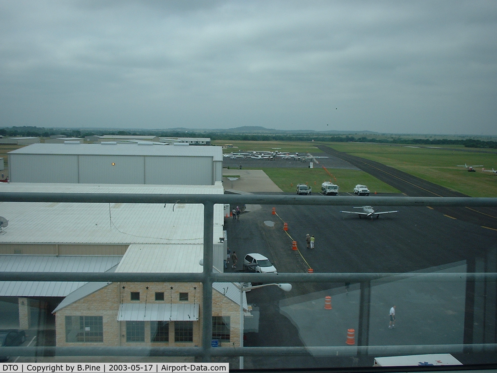 Denton Municipal Airport (DTO) - View from the tower looking South.