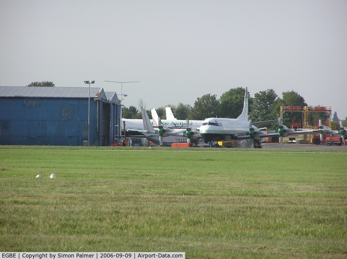 Coventry Airport, Coventry, England United Kingdom (EGBE) - View at Coventry