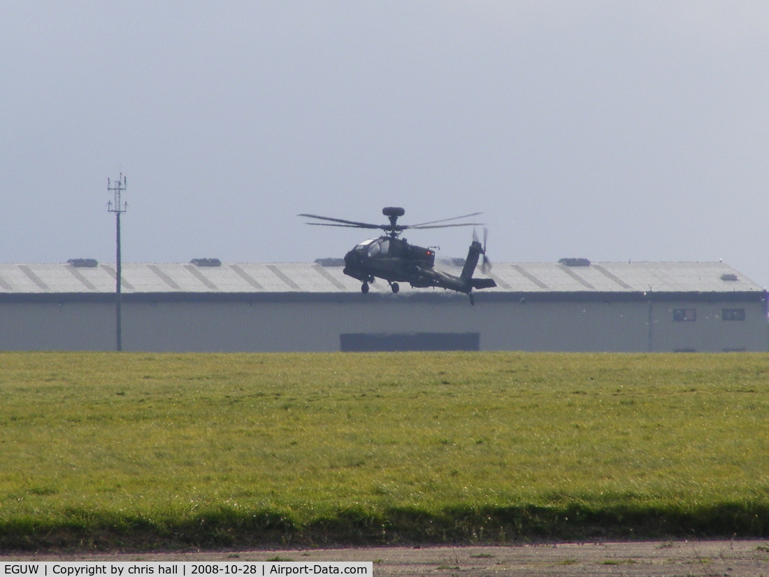 RAF Wattisham Airport, Stowmarket, England United Kingdom (EGUW) - Westland WAH-64D Longbow Apache