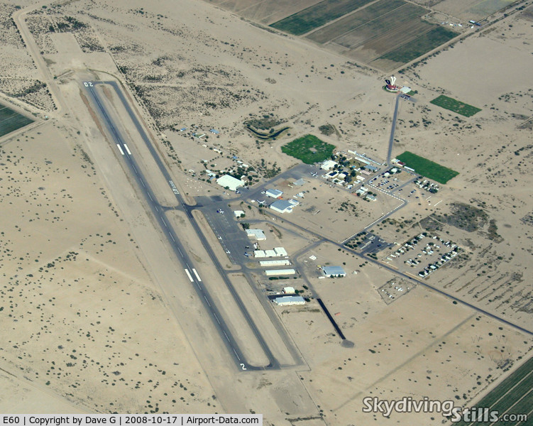 Eloy Municipal Airport (E60) - Eloy, AZ - looking north east.